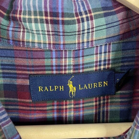 Polo Ralph Lauren Shirt Mens 3XB Red Plaid Button Down Preppy Casual - Picture 4 of 13
